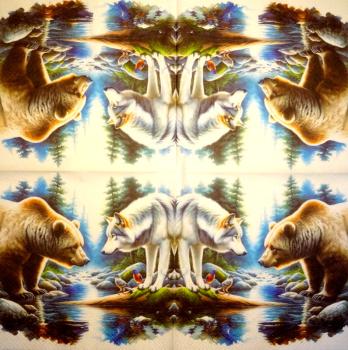 054 Animals Autumn - 3-ply - CS